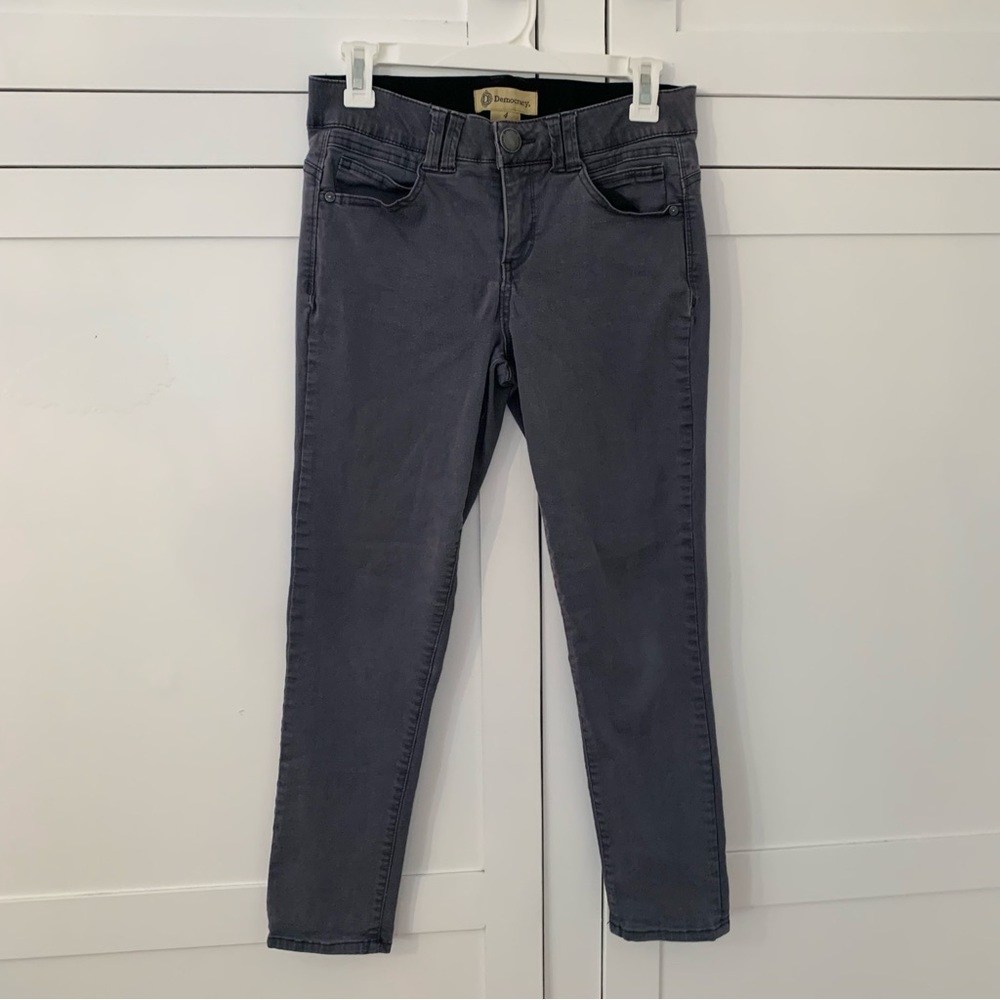 Democracy Ab Technology Gray Skinny Jeans Size 4 - Picture 1 of 7